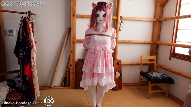 HBC Kigurumi Cat Mask, Rope Bondage and Breath Control 00001 HBC Kigurumi Cat Mask, Rope Bondage and Breath Control 00001
