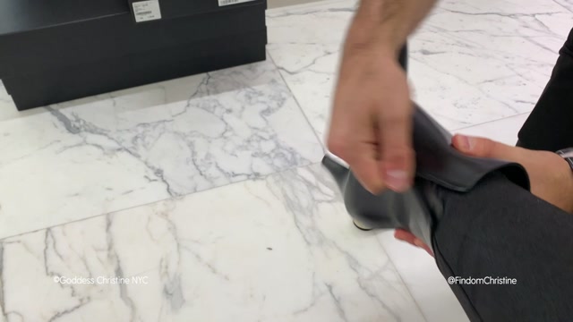 Goddess Christine NYC - YSL Slave Shopping & ATM Wallet Drain 00000
