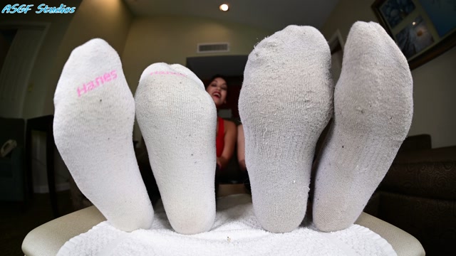 ASGF Clips - Megan Jones and TerraMizu - Make coach smell their gym socks! 00002