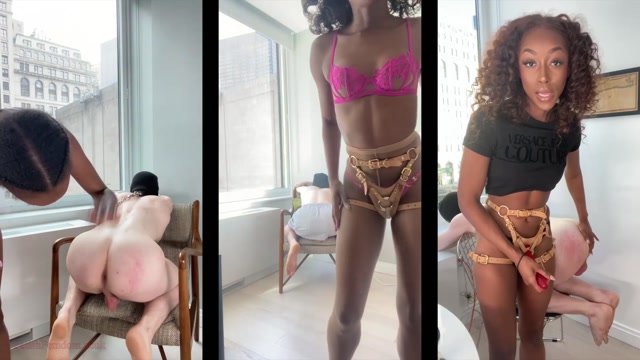 Tasha Black - Tasha Fucks Her Anal Sub Montage 00000
