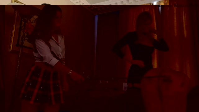Highland Manor House - Mistress Scarlet and Miss Bella - Double Caning Part 2 00008