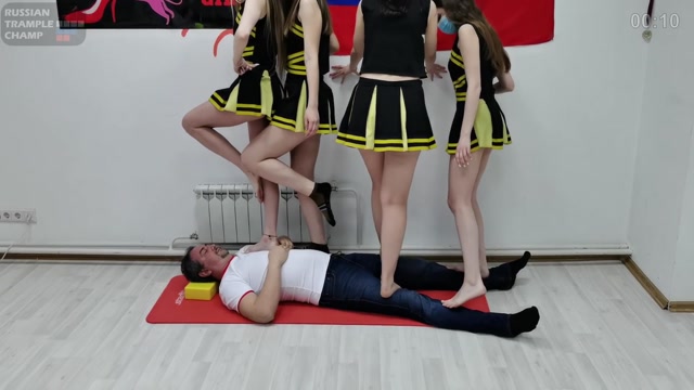 Russian Trampling - Moscow multitrampling contest #39 (Full) - sweet pain under cheerleaders feet 00012 Russian Trampling - Moscow multitrampling contest #39 (Full) - sweet pain under cheerleaders feet 00012