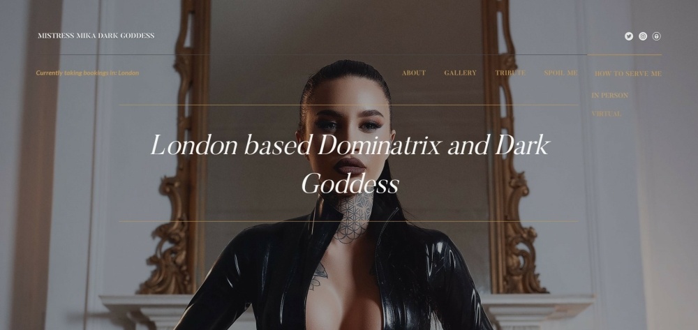 Mistress Mika aka Dark Goddess aka Darkgoddess98 28 Clips, Photos Pack