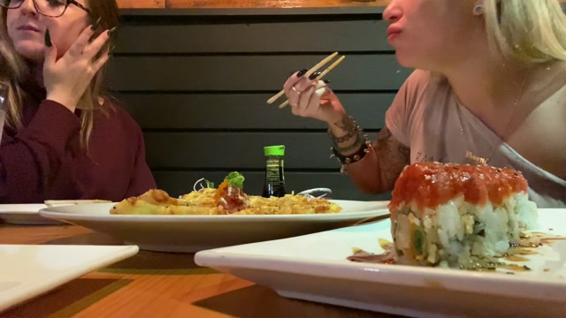 SorceressBebe - Sushi Muckbang With Princess Anasiaa 00005 SorceressBebe - Sushi Muckbang With Princess Anasiaa 00005