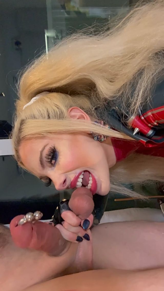 Goddess Slavena - Blonde Sadist Biting CBT Big Mouth 00012 Goddess Slavena - Blonde Sadist Biting CBT Big Mouth 00012