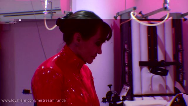 Miss Miranda - Tormenting My Red and Yellow Rubber Slave Pt 2 00008