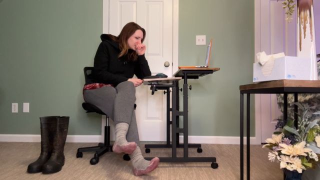SneezeGoddess - Showing Up to Work Coughing and Sneezing 00014